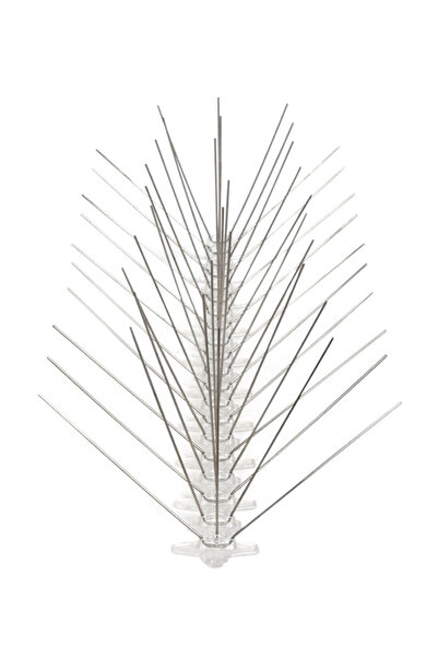 HALAMODO 12-Piece Thorns Showpiece For Birds And eons Clear/Silver 50x12x10cm