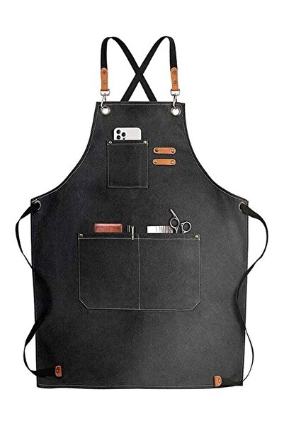 Arabest Chef Apron, Cross Back Apron with Adjustable Straps and Large Pockets...