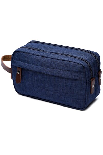 Arabest Men's Handbag, Travel Bathroom Bags with Two Compartments, Portable H...