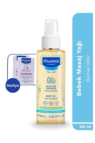 Mustela %99 Doğal İçerikli Nemlendirici Avokado Yağı İçeren Bebek Yağı