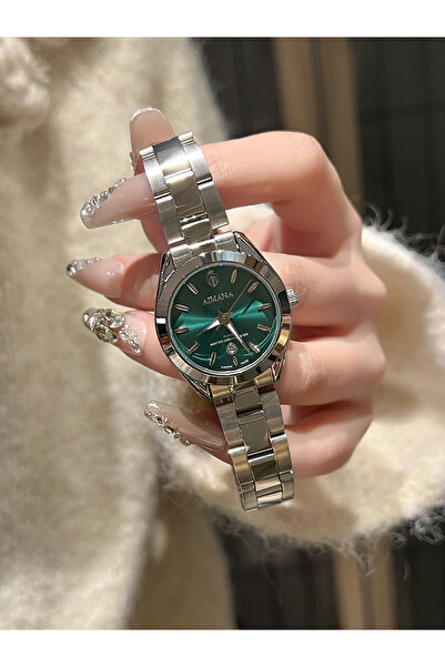 AIMANA Luxury Green Dial Women's Watch Waterproof, Elegant Quartz Wristwatch ...