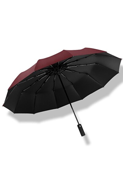 HALAMODO 12 Ribs Windproof Anti-UV Auto Open Close Large Umbrella Strong Port...