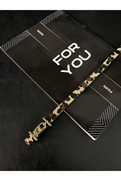 Fiori Thin Women's Belt with Gold Buckle, Trouser Belt, Shirt Belt, Jacket Belt