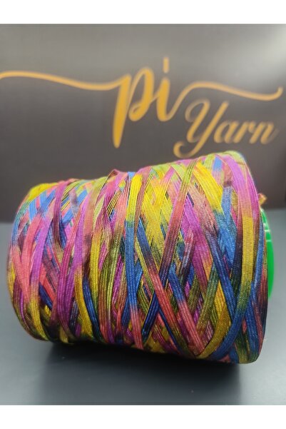 Pİ Yarn Vimar Ribbon Fancy Yarn Colorful 200Gr