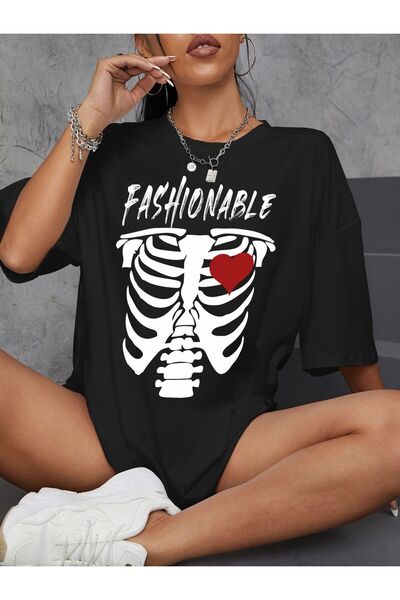 EFFRENATU Γυναικείο T-Shirt Καλοκαίρι με τύπωμα – Στρογγυλή λαιμόκοψη, κοντό ...