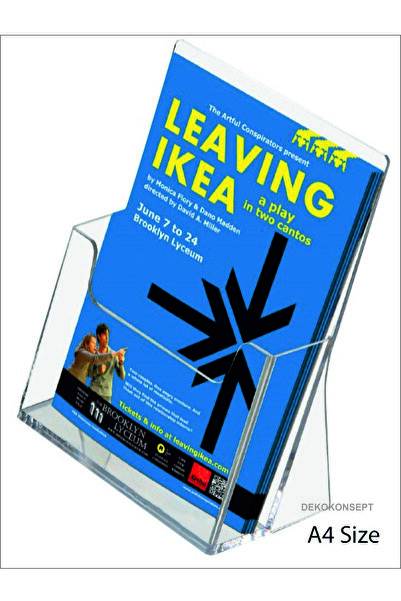 DekorLife Masa Üstü A4 Broşürlük - Dosyalık