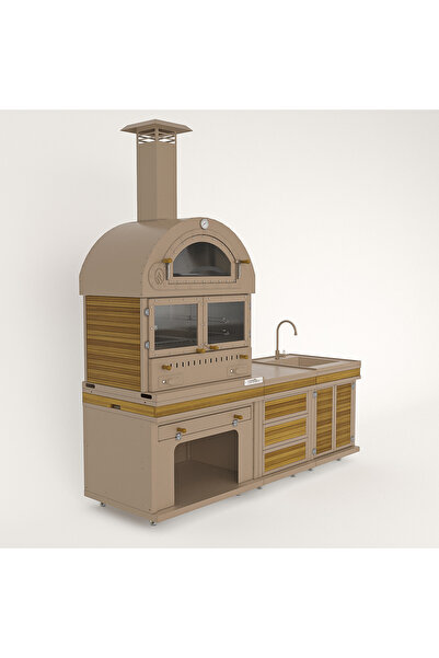 Theragone Feniks Naturel Cool Chef Barbekü 50*80*222