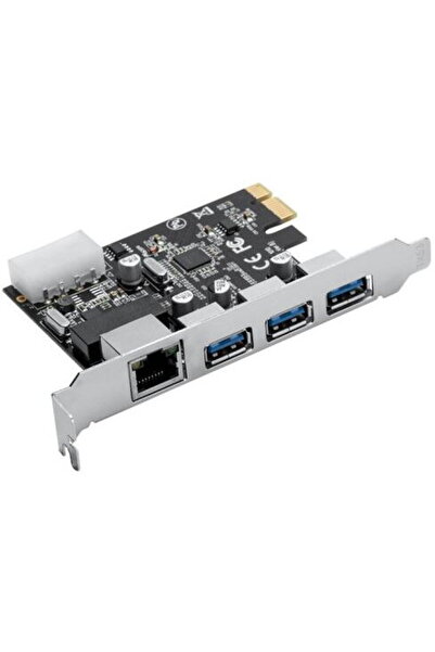 Orico PNU-3A1R-BK Network Card, 3x USB 3.0