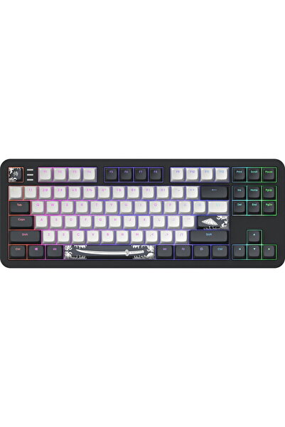 DARK PROJECT DPKB_BUSHIDO_87_ANSI Keyboard, USB, US Layout, Black
