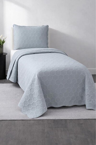 Çeyiz Diyarı غطاء سرير مفرد مملوء بألياف جنيف مقاس 180x240 سم أنثراسايت