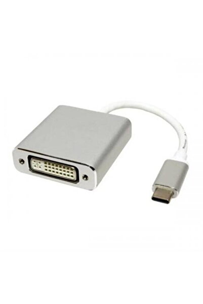 Spacer cablu video, USB Tip-C (T) la DVI-I DL (M), 15 cm, rezoluție maximă 4K...