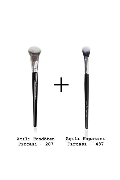 nascita Кутова кисть для тонального крему - 287 + Кутова кисть для консилера ...