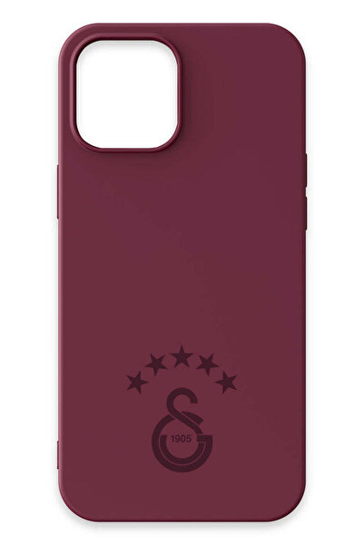 Galatasaray iPhone 12 Pro Max Uyumlu 5 Yıldız Bordo Silikon Lisanslı Telefon ...