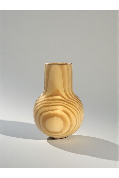 kılıç ahşap CNC & LAZER Vase - Wooden Vase - Decorative Vase - Vase