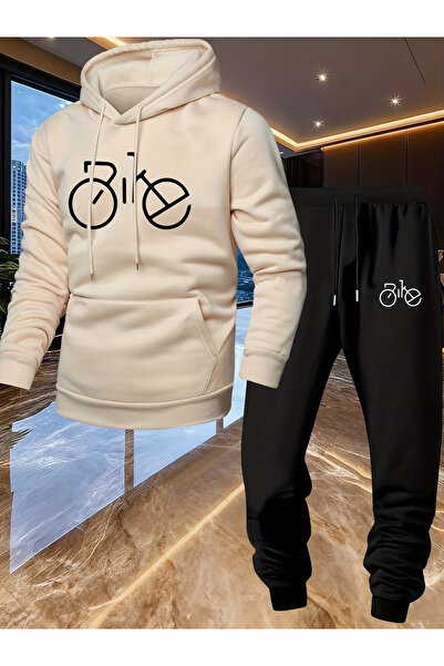 bellanova Sila Trend Ultra Warm 3 Threaded Yarn Unisex Hoodie Set