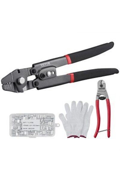 VEVOR Crimping Tool, Up To 2.2 mm Wire Rope Crimping Tool