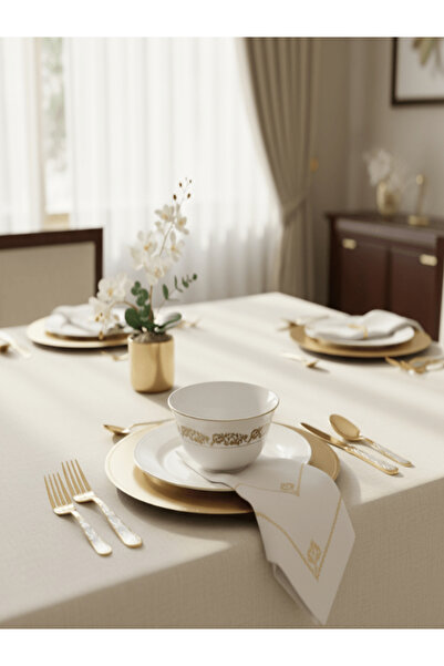 Angela Porcelain Bowl 11 cm – White with Gold Floral Border Design, Premium P...