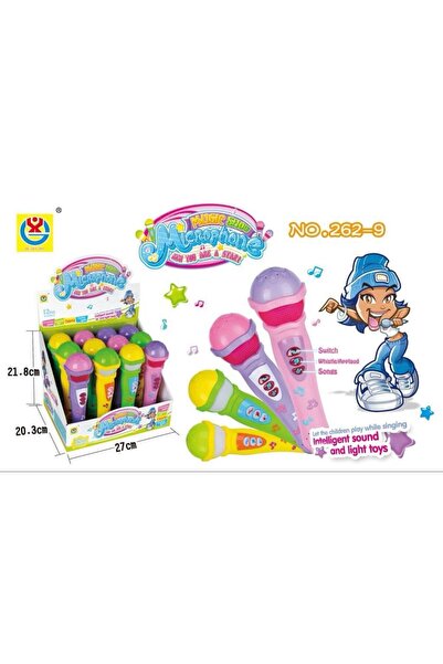 ALBİOYUNCAK Sesli Ve Işıklı Mikrofon