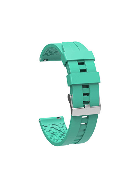 FLAMENKO Huawei Watch Gt 3 42mm Krd-23 Compatible Flmk Strap-Turquoise