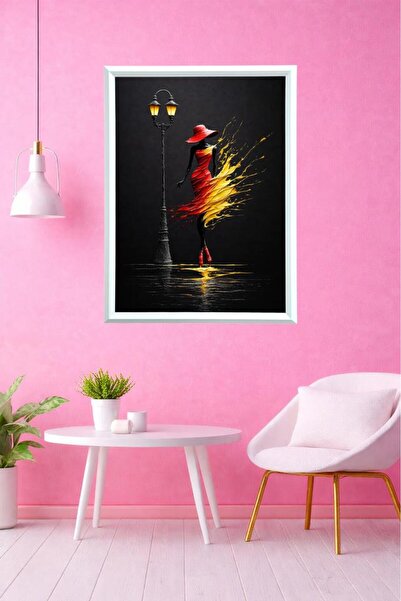 LUXRN 3D Effect Optical Depth Abstract Design Modern Art Framed Wall Painting...