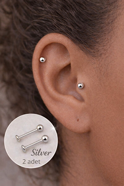 Sacce Scarves&Accessories 316L Cerrahi Çelik Top Piercing – Kulak, Tragus, He...