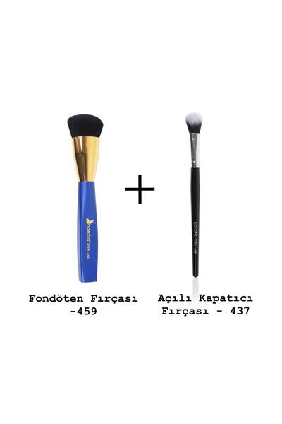 nascita Foundation Brush 459 + Angled Concealer Brush 437