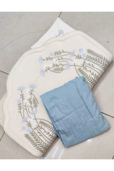 Generic Istanbul Prayer Rug Set with Prayer Sheet for Women - Flesh