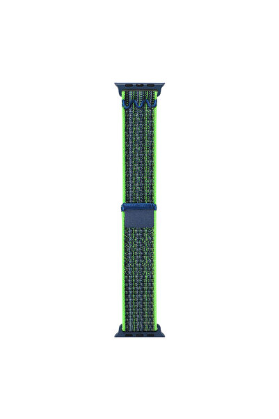 FLAMENKO Watch 44mm Compatible Krd-91 Woven Strap Flmk- Green
