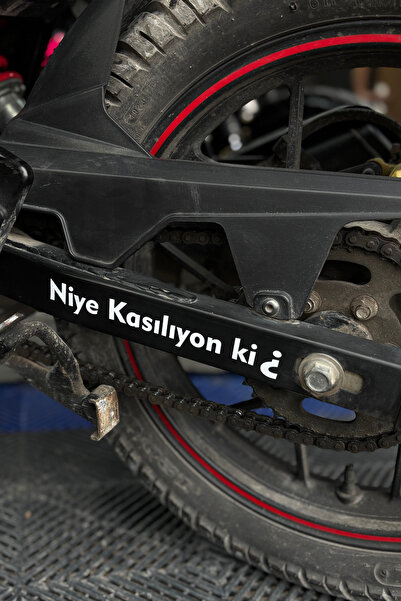 Banxtre Motosiklet ve Araba için Niye Kasılıyon Ki ? Sticker Etiket (20CM)