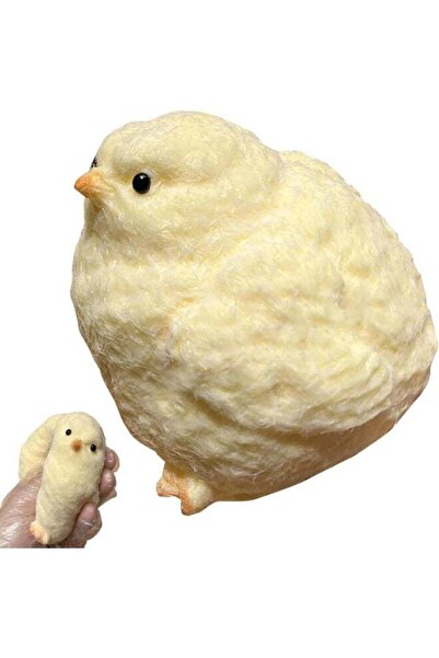 Arabest Handmade Chicken Soft Toy Silicone Squeeze Toy Baby Squeeze Happy Stu...