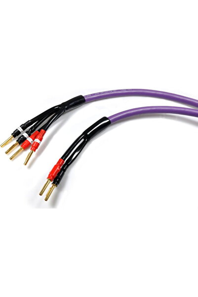 Melodika Cablu banană x2 - banană x4 5m violet