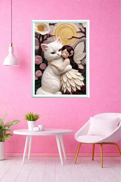 LUXRN 3D Effect Optical Depth Abstract Design Modern Art Framed Wall Painting...