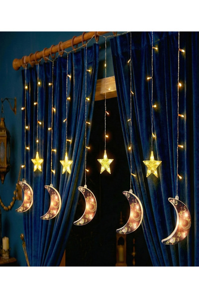 Nisf Alqamar Modern Ramadan LED Lighting Decorations - Model 20241217