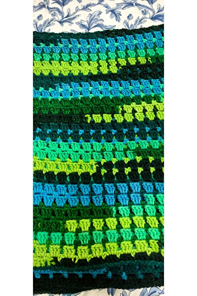 bymila Hand-Knitted Tv Blanket, Sofa Throw 120 cm & 130 cm