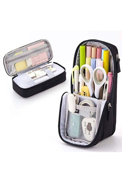 Arabest حقيبة أقلام كبيرة الحجم مزودة بحامل، وحافظة هاتف، ومنظم أدوات مكتبية ...