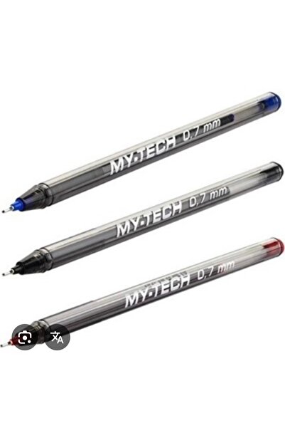 Pensan My Tech Black Ballpoint Pen 3 Pieces