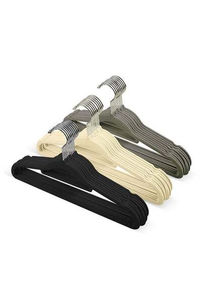 Arabest Flocking Hanger,Non-slip and Durable,360 Degree Rotatable,Suitable fo...