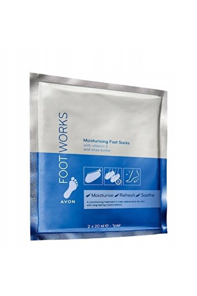 AVON Mască pentru picioare Moisturising Foot Socks, 2x20 ml