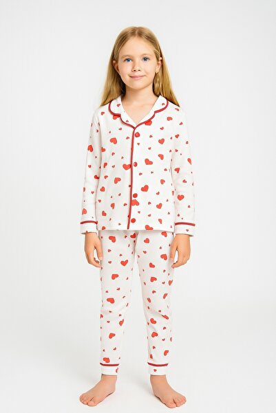 dolaş kids PIJAMA SET SA SRCE ZA DECU OD 11-13 GODINA 174766