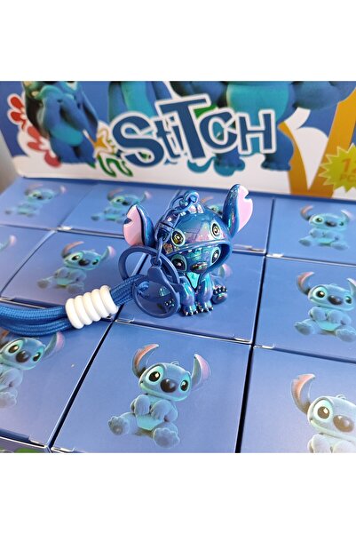 ada çanta kırtasiye Stitch Figured Shiny Model Closed Box Keychain Mod2 (1 Pi...