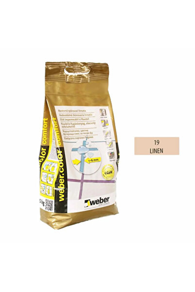 WEBER Chit de rosturi Comfort Grout Linen 5 kg
