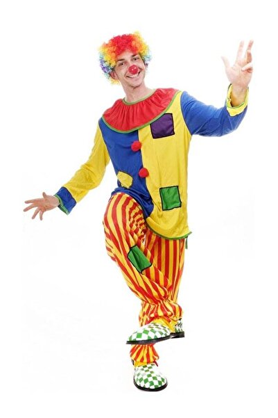 Arabest Festival Costume,Halloween Clown Costume Set,Includes Top and Pants,f...
