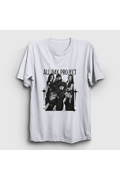 Presmono Tricou Unisex cu bandă albă K-Pop AllDay Project 596093tt