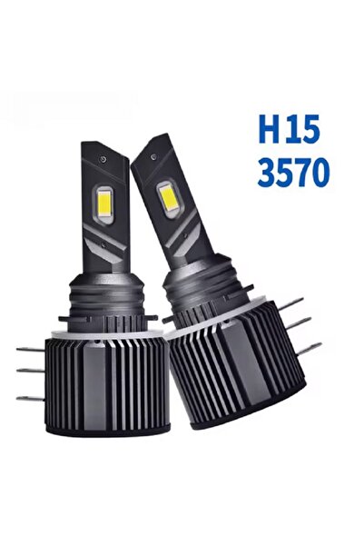 Aftermarket Set LED H15 6500K 70W 8000LM Canbus cu ventilator
