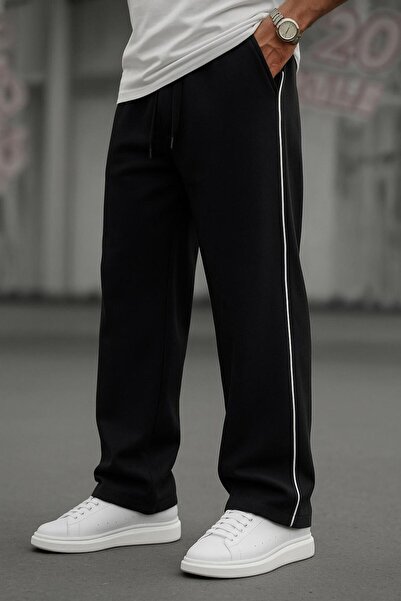 JUDGE Men's Baggy Wide Leg Loose Comfortable Fit Sweatpants Premium Quality S...