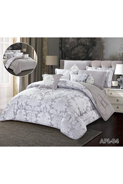 alzawia Apple 8-piece royal jacquard bedspread, luxurious and elegant