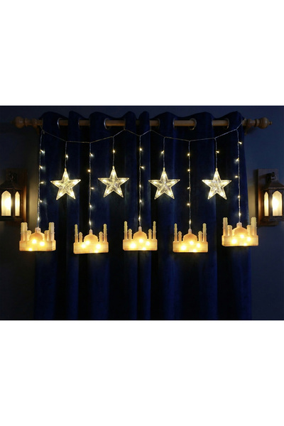 Nisf Alqamar Modern Ramadan LED Lighting Decorations - Model 20241213