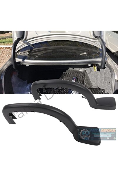 Parça Deponuz Volkswagen İle Uyumlu Jetta (2011 - 2018) Bagaj Kapak Menteşe Kapağı Sol Ve Sağ 5C6877363 5C6877364