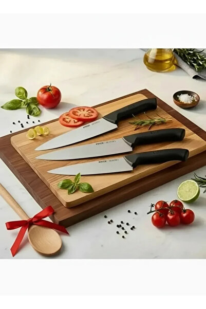 PİRGE Kaşık Hediyeli Ev Şefi Premium Mini Bıçak Set