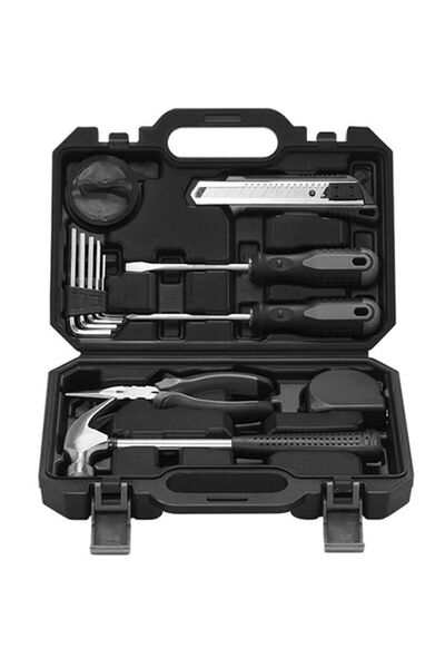 Arabest 12-Piece Tool Set, Home Hardware Tool Set, Car Repair Set, With Stora...